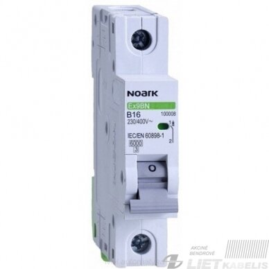 Automatinis jungiklis EX9BN/ B6/1 Noark Automatinis jungiklis EX9BN/ B6/1 Noark