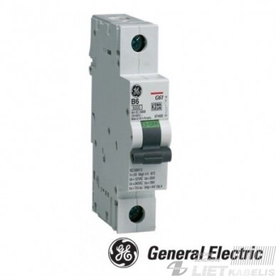 Automatinis jungiklis G60 B6/1 GE Automatinis jungiklis G60 B6/1 GE