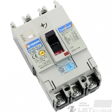 Automatinis jungiklis S160-SCJ 160A, 3P, 25kA, Terasaki Automatinis jungiklis S160-SCJ 160A, 3P, 25kA, Terasaki