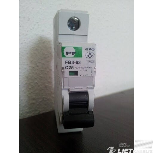 Automatinis jungiklis FB3-63 C20/1 10kA PF Automatinis jungiklis FB3-63 C20/1 10kA PF