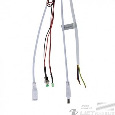 Avarinis akumuliatoriaus komplektas VT-518 LED panėlėms 3h V-TAC 3 Avarinis akumuliatoriaus komplektas VT-518 LED panėlėms 3h V-TAC 3