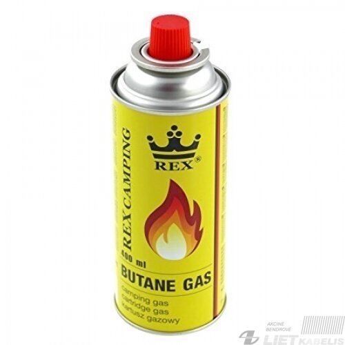 Dujų balionas žiebtuvėliams 400ml. REX Dujų balionas žiebtuvėliams 400ml. REX