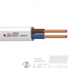 Behalogeninis instaliacinis kabelis BZ1Z1-P 2x1,5 Dca Lietkabelis
