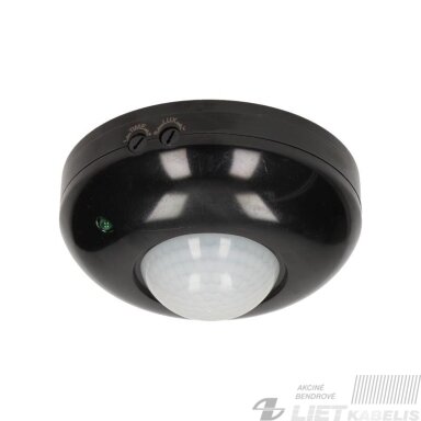 Daviklis judesio 360°, 300W , 220V, IP20, 6m, juodas ,Spector Light Daviklis judesio 360°, 300W , 220V, IP20, 6m, juodas ,Spector Light