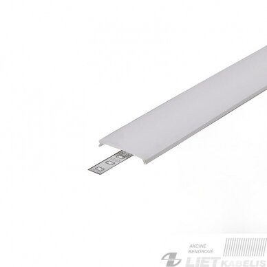 Uždengimo juosta LED profiliui baltas C9 KLIK  3m 2