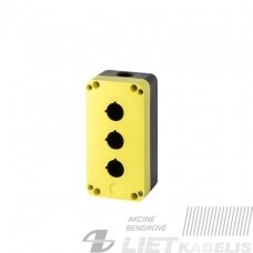 Dėžutė  mygtukams PQ03K geltona-juoda GG