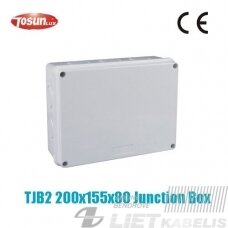 Dėžutė plastikinė, virštinkinė, IP65 (300x250x120 mm) Tosun