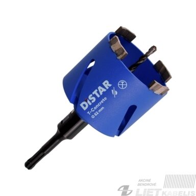 Deimantinė gręžimo karūna 82mm DDS-W PLUS, DISTAR