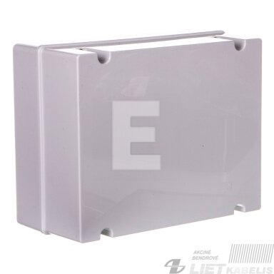 Dėžutė plastikinė, virštinkinė, IP56 (380x300x180 mm) Elettrocanali Dėžutė plastikinė, virštinkinė, IP56 (380x300x180 mm) Elettrocanali