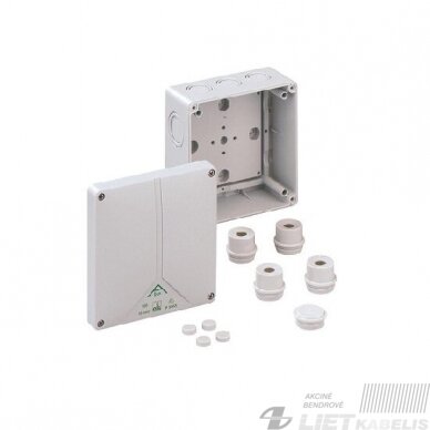 Dėžutė Abox 100-L virštinkinė be halogenų 140x140x79 mm IP65, Spelsberg Dėžutė Abox 100-L virštinkinė be halogenų 140x140x79 mm IP65, Spelsberg