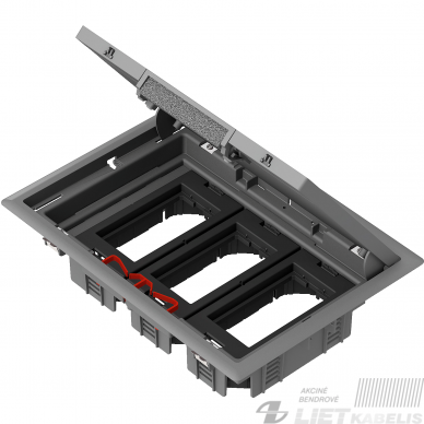 Dėžutė į grindis (liukas) 6vietų  ISM50636 Schneider