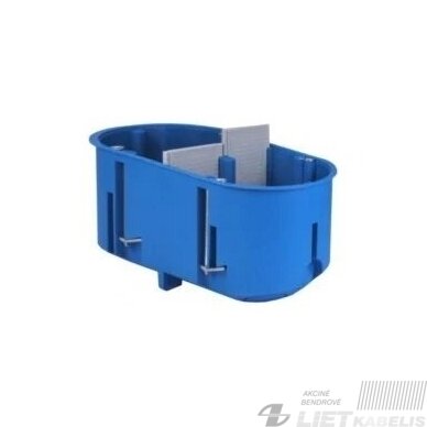 Dėžutė pagilinta P2x60D Gk/P mėlyna, Vilma Dėžutė pagilinta P2x60D Gk/P mėlyna, Vilma