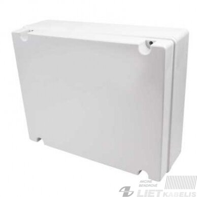 Dėžutė plastikinė, virštinkinė, IP56 (380x300x120 mm) Scabox Dėžutė plastikinė, virštinkinė, IP56 (380x300x120 mm) Scabox