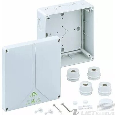 Dėžutė Abox 160-L virštinkinė, be halogenų 180x180x91mm IP65, Spelsberg 1