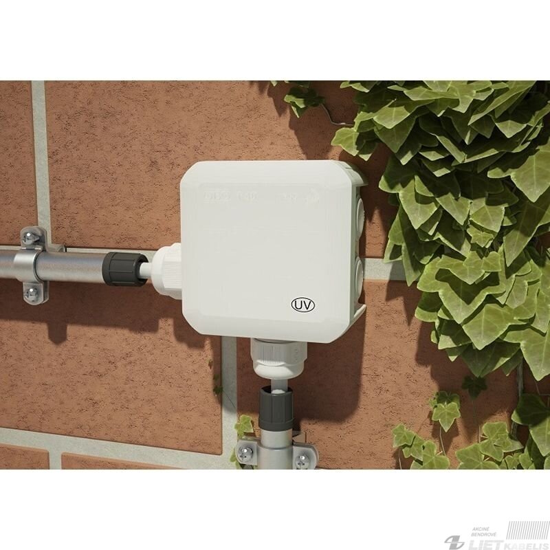 Dėžutė 114x114x57mm virštinkinė su geliu T60hars IP66 OBO 2 Dėžutė 114x114x57mm virštinkinė su geliu T60hars IP66 OBO 2