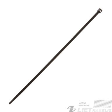 Dirželis laidams 2,5x98juodas Elematic/PREMIUM