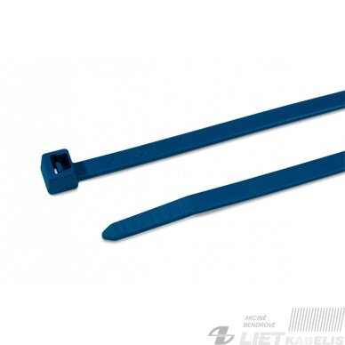 Dirželiai maisto pramonei 150x3,5mm su metalo dulkėmis, mėlyni, MCT30R HellermannTyton Dirželiai maisto pramonei 150x3,5mm su metalo dulkėmis, mėlyni, MCT30R HellermannTyton
