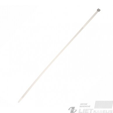 Dirželis laidams 7.5x540 baltas Elematic