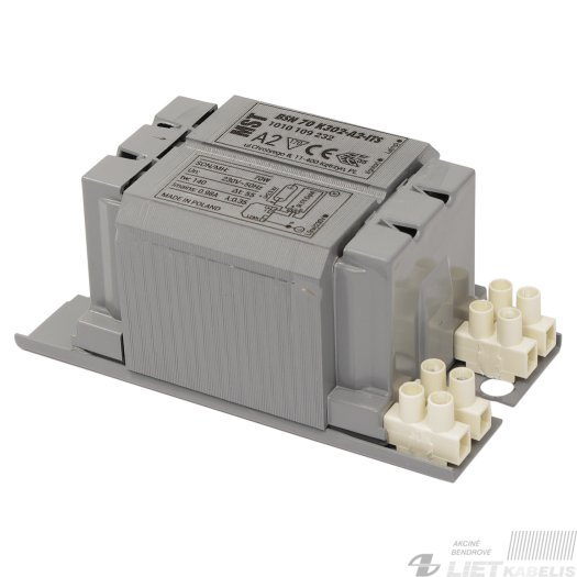 Droselis VSI 70W NA/MH lempoms
