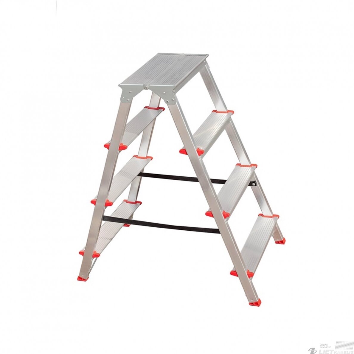 Dvipusės kopėčios, 4 laiptų, 82cm Haushalt
