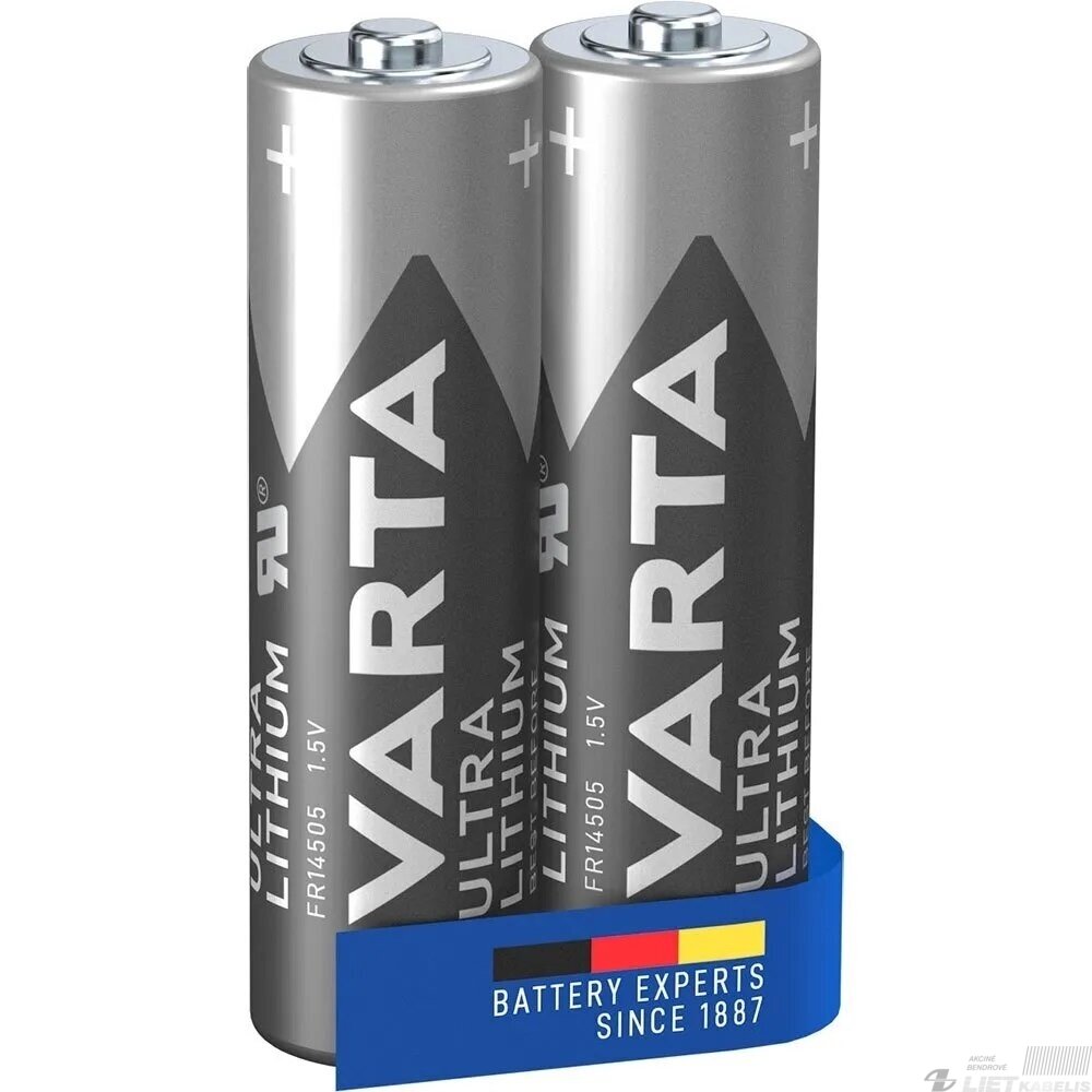 Elementas 6106 FR6AA 1,5V, ličio, VARTA