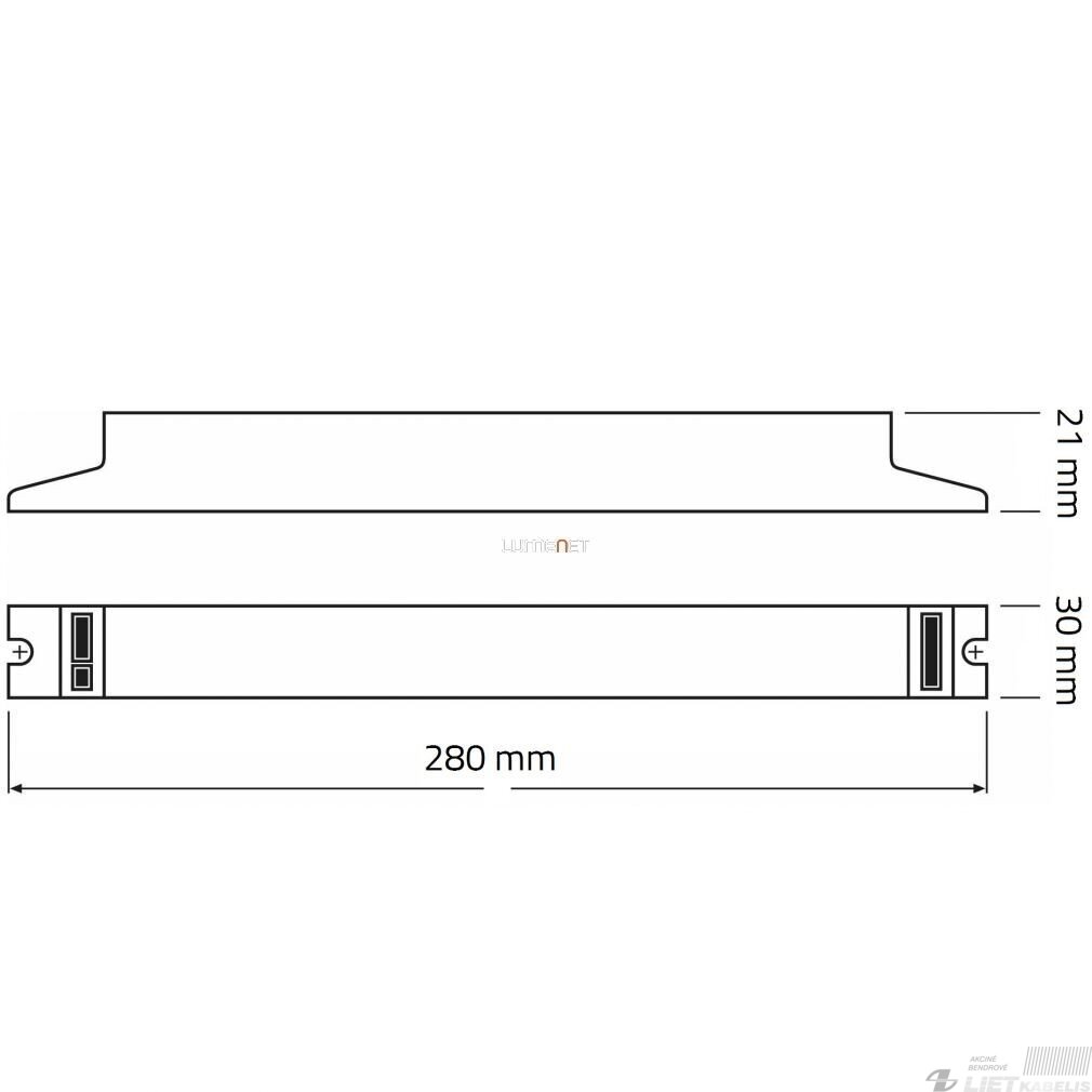 Elektroninis droselis T5 1x14/21/28/35W 220V OSRAM 2