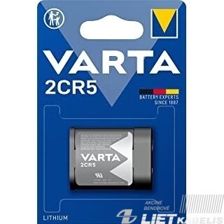 Elementas 2CR5 6V 6203 VARTA Elementas 2CR5 6V 6203 VARTA