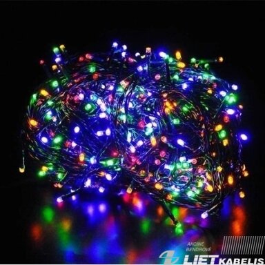 ELektrinė girlianda 150 lempučių 15m. spalvota, IP20, Energy light ELektrinė girlianda 150 lempučių 15m. spalvota, IP20, Energy light