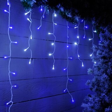 Elektrinė girlianda 530LED VARVEKLIAI mėlyna su šaltais baltais blyksniais , 20m, IP44, VPB Elektrinė girlianda 530LED VARVEKLIAI mėlyna su šaltais baltais blyksniais , 20m, IP44, VPB