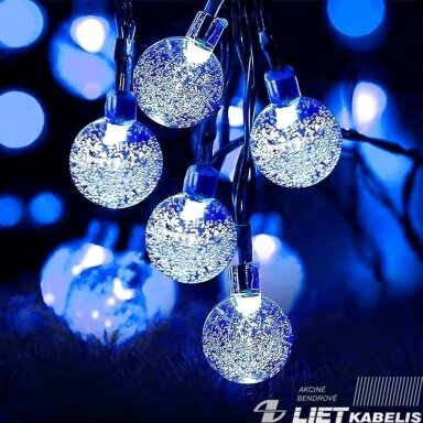 Elektrinė girlianda 70LED, BURBULIUKAI, mėlyna, 15m, IP44, VPB