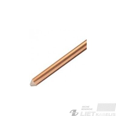Elektrodas įžeminimo variuotas 1,5m D14,2mm Erico Elektrodas įžeminimo variuotas 1,5m D14,2mm Erico