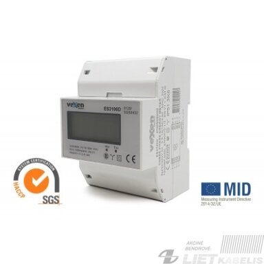 Elektroninis skaitiklis, 3f ES3100D 0,5-100A LCD VEXEN