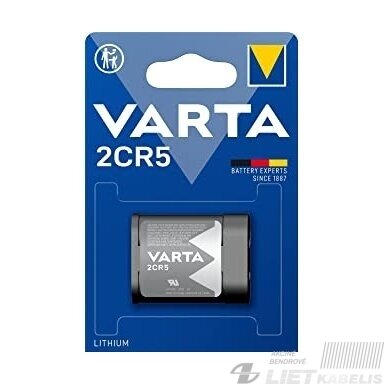 Elementas 2CR5 6V 6203 VARTA Elementas 2CR5 6V 6203 VARTA