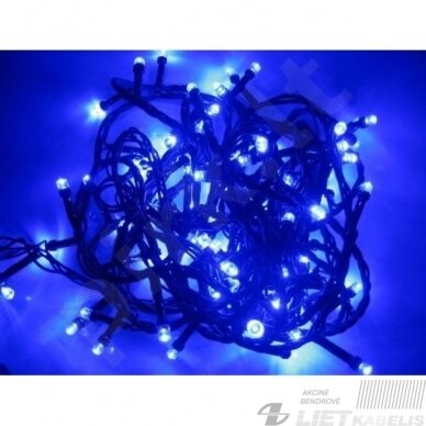 ELektrinė girlianda 100 lempučių 10m. mėlyna, IP20, Energy light