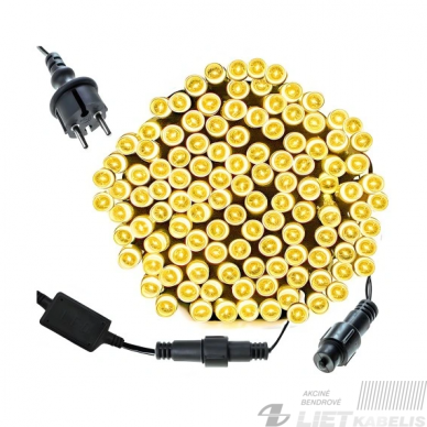 Elektrinė girlianda 100 lempučių 3000K, IP44, 10m, Energy Light 2