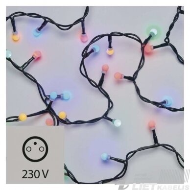 Elektrinė girlianda, 100LED lempučių ,ZYK0206 IP20, spalvota
