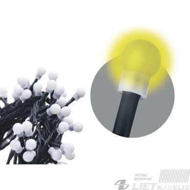 Elektrinė girlianda, 200LED lempučių ,ZY1601T IP44, šiltai balta 2