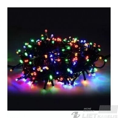 Elektrinė girlianda, 180LED, 18m, spalvota, IP44, Emos 3 Elektrinė girlianda, 180LED, 18m, spalvota, IP44, Emos 3