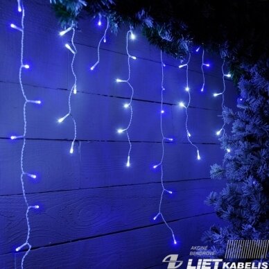Elektrinė girlianda 530LED, VARVEKLIAI, mėlyna 20m, IP44, VPB Elektrinė girlianda 530LED, VARVEKLIAI, mėlyna 20m, IP44, VPB
