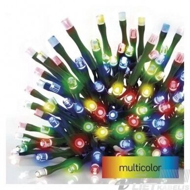 Elektrinė girlianda 600LED, 12m, spalvota/nemirksi, IP44, EMOS Elektrinė girlianda 600LED, 12m, spalvota/nemirksi, IP44, EMOS