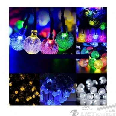 Elektrinė girlianda 70LED, BURBULIUKAI, geltona, 15m, IP44, VPB 3