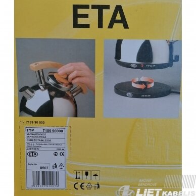 Elektrinis virdulys Rea 7189, ETA 1 Elektrinis virdulys Rea 7189, ETA 1