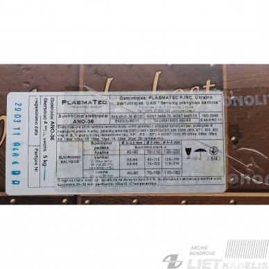 Elektrodai, ANO-36 D4.0 (dėžutė) 1