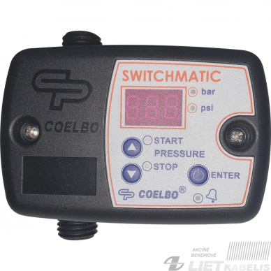 Elektroninė slėgio relė Switchmatic 1, Coelbo Elektroninė slėgio relė Switchmatic 1, Coelbo