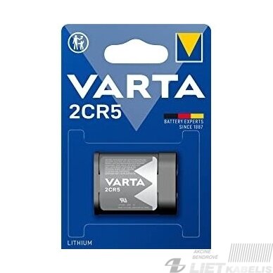 Elementas 2CR5 6V 6203 VARTA