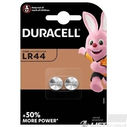 Elementas šarminis, LR44 AG13 Duracell