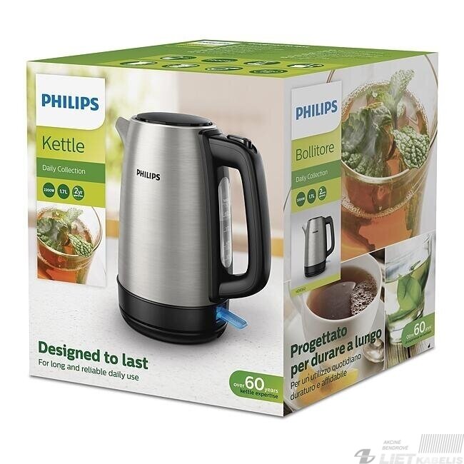 Elektrinis virdulys HD9350/91, 1.7 l Philips 3 Elektrinis virdulys HD9350/91, 1.7 l Philips 3