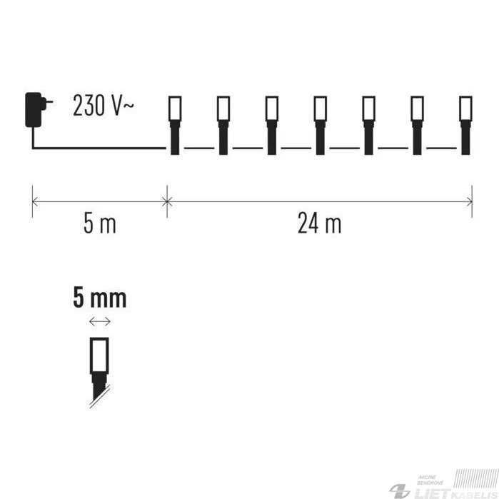 Elektrinė girlianda, 240LED lempučių ,ZY2190 IP44, šaltai/šiltai balta, valdoma Bluetooth, 2 Elektrinė girlianda, 240LED lempučių ,ZY2190 IP44, šaltai/šiltai balta, valdoma Bluetooth, 2