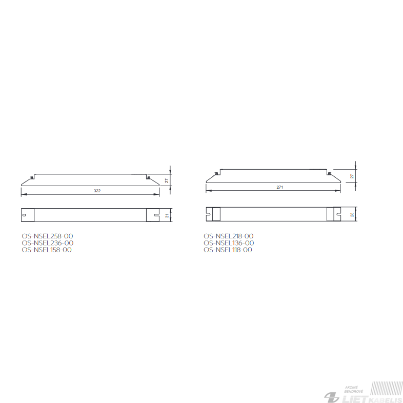 Elektroninis droselis 2x18W, GTV 1