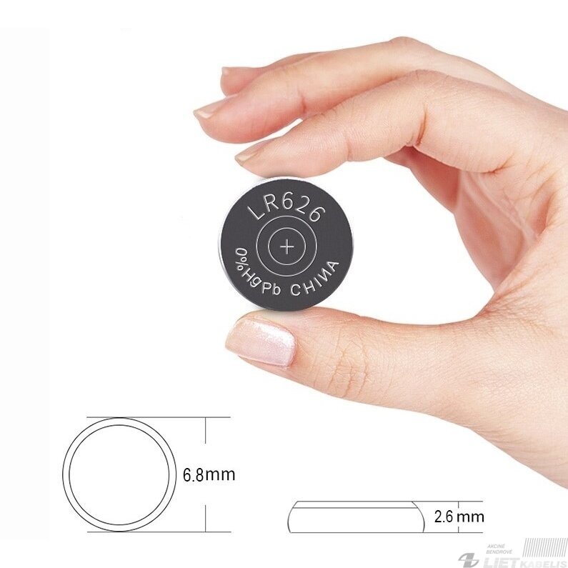 Elementas (diskinis), AG4 1.5V Novacell 1